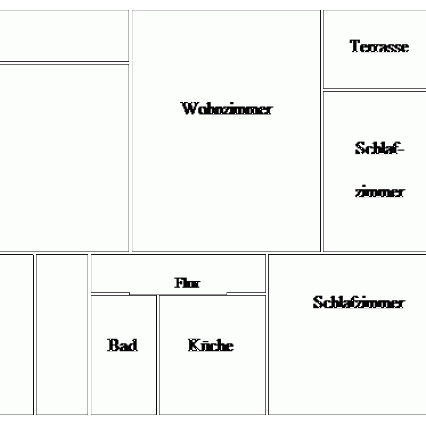 Grundriss 3-Zimmer-Wohnung