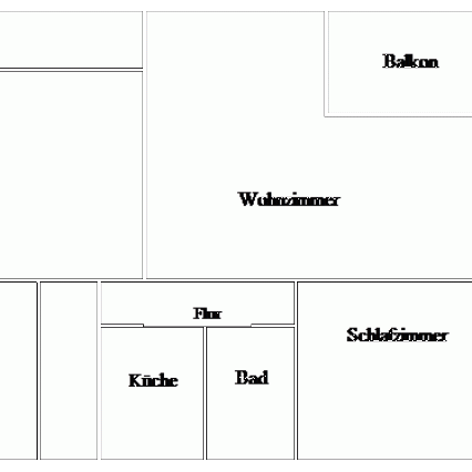 Grundriss 2-Zimmer-Wohnung
